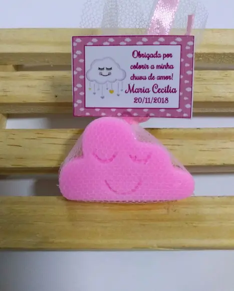 Sabonete de Nuvem, Chuva de Amor, Lembrancinha Nascimento