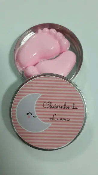 Latinha Com Pezinhos, Lembrancinha De Maternidade
