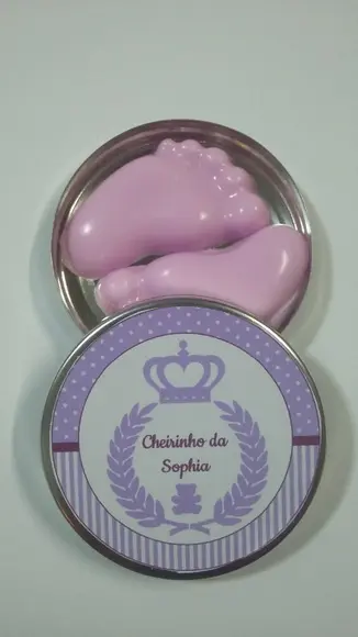 Latinha Com Pezinhos, Sabonete De Pezinho, Lembrancinha