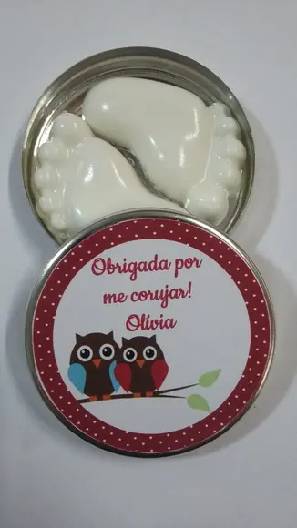 Latinha Com Pezinho, Lembrancinha De Maternidade