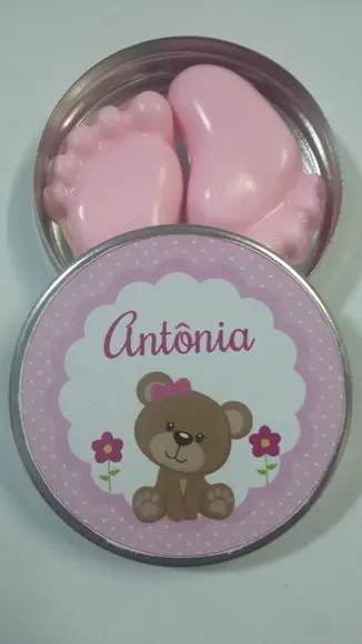 Latinha Com Pezinho, Lembrancinha De Nascimento