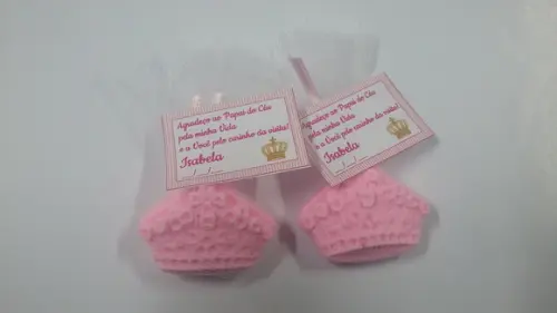 Sabonete de Coroa Lembrancinha Nascimento