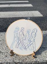 Bordado em Bastidor - beatles forever