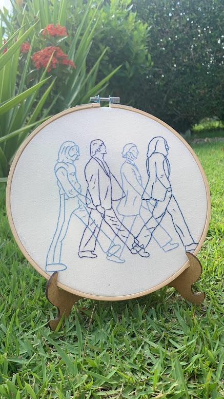 Bordado em Bastidor - beatles forever
