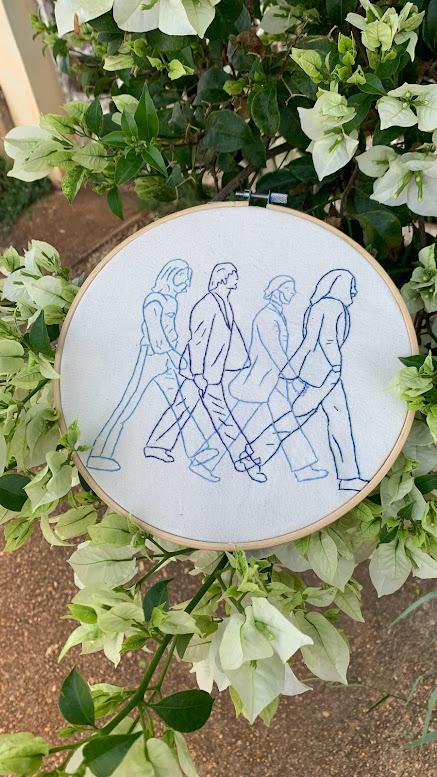 Bordado em Bastidor - beatles forever