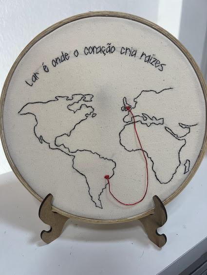 Bordado em Bastidor - O amor sempre encontra o caminho
