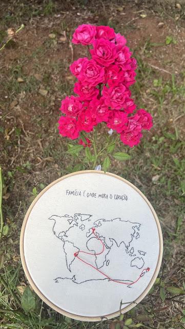 Bordado em Bastidor - O amor sempre encontra o caminho
