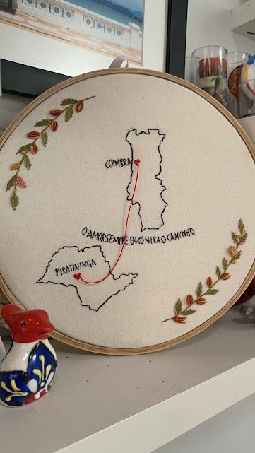 Bordado em Bastidor - O amor sempre encontra o caminho