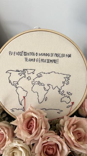 Bordado em Bastidor - O amor sempre encontra o caminho