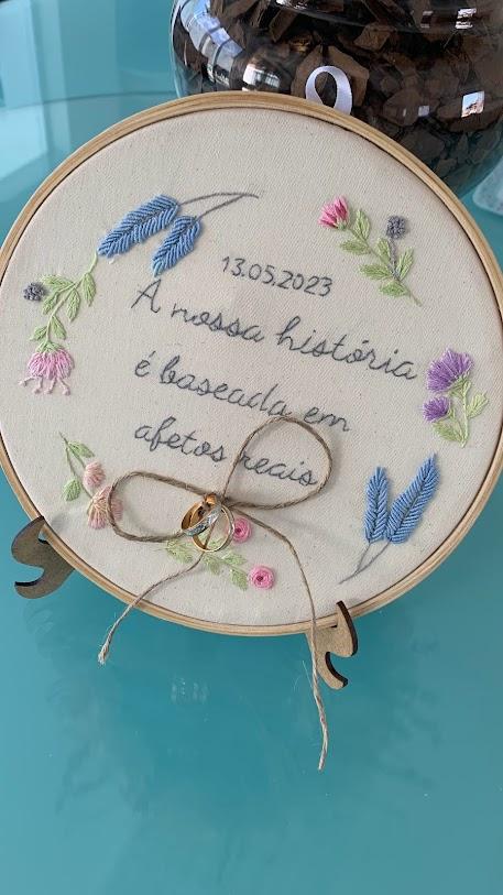 Porta Alianças de casamento - Afetos  reais