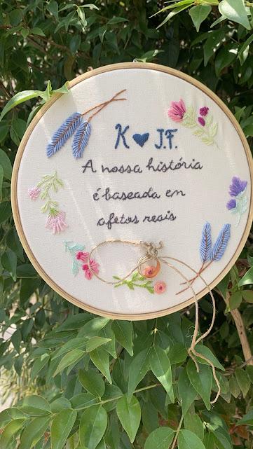 Porta Alianças de casamento - Afetos  reais