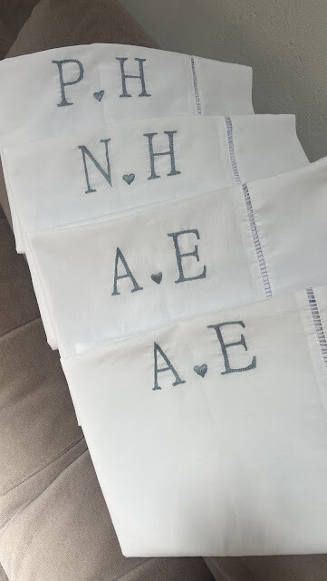 2 fronhas personalizadas - Iniciais  - Customizado