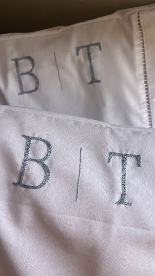 2 fronhas personalizadas - Iniciais  - Customizado