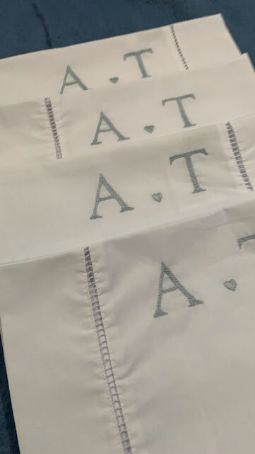 2 fronhas personalizadas - Iniciais  - Customizado