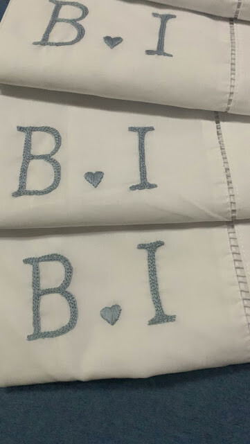 2 fronhas personalizadas - Iniciais  - Customizado