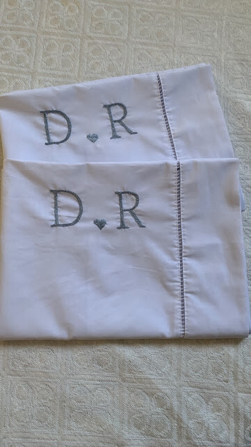 2 fronhas personalizadas - Iniciais  - Customizado