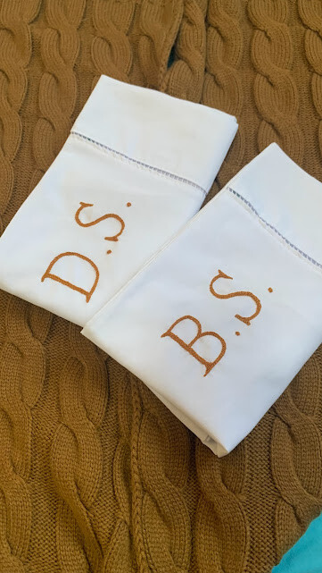 2 fronhas personalizadas - Iniciais  - Customizado
