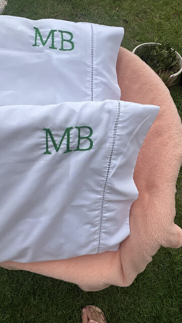 2 fronhas personalizadas - Iniciais  - Customizado