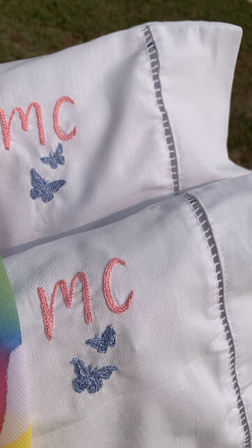 2 fronhas personalizadas - Iniciais  - Customizado