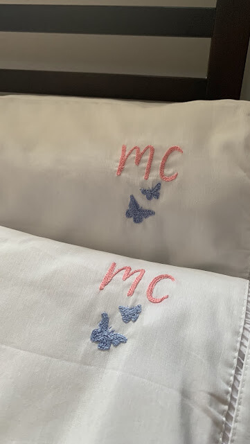 2 fronhas personalizadas - Iniciais  - Customizado