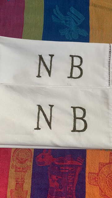 2 fronhas personalizadas - Iniciais  - Customizado