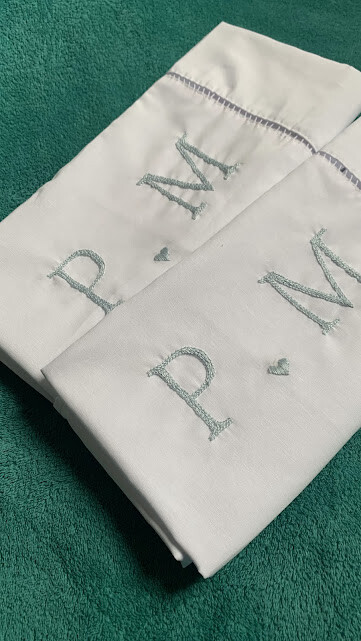 2 fronhas personalizadas - Iniciais  - Customizado
