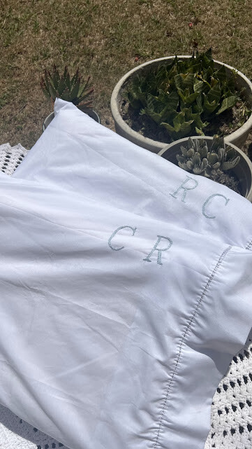 2 fronhas personalizadas - Iniciais  - Customizado