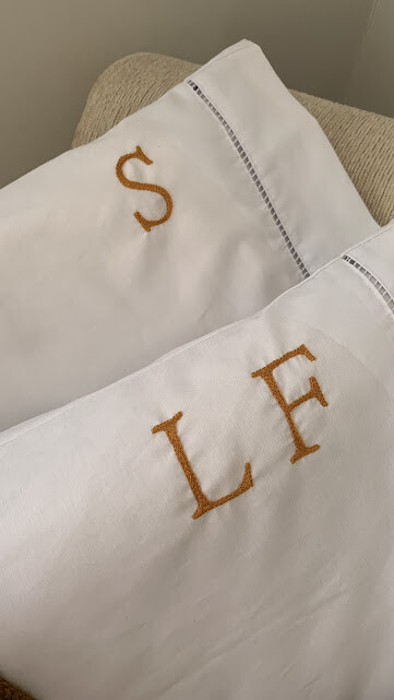 2 fronhas personalizadas - Iniciais  - Customizado