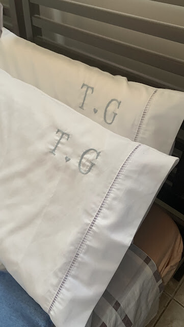 2 fronhas personalizadas - Iniciais  - Customizado