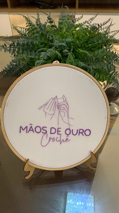 Bordado em Bastidor - Logo para empresas