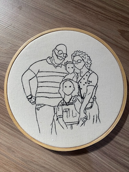 Bordado a partir de fotografia - eternize seus momentos - anivers