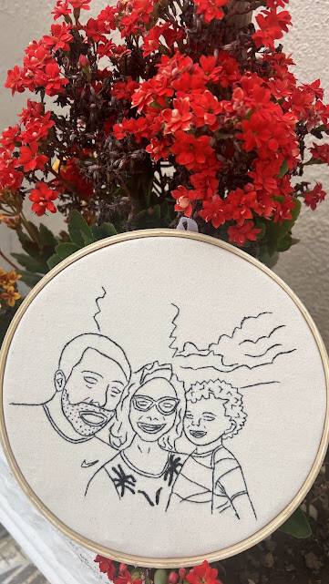 Bordado a partir de fotografia - eternize seus momentos em famili