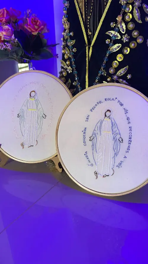 Bordado em Bastidor - Católicos - Nossa Senhora das Graças