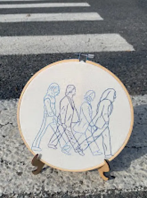 Bordado em Bastidor - beatles forever