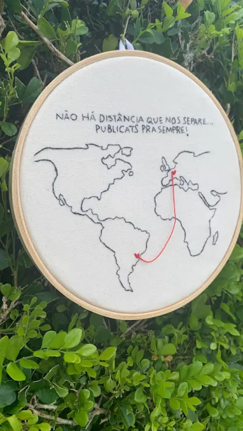 Bordado em Bastidor - O amor sempre encontra o caminho