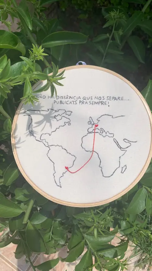 Bordado em Bastidor - O amor sempre encontra o caminho