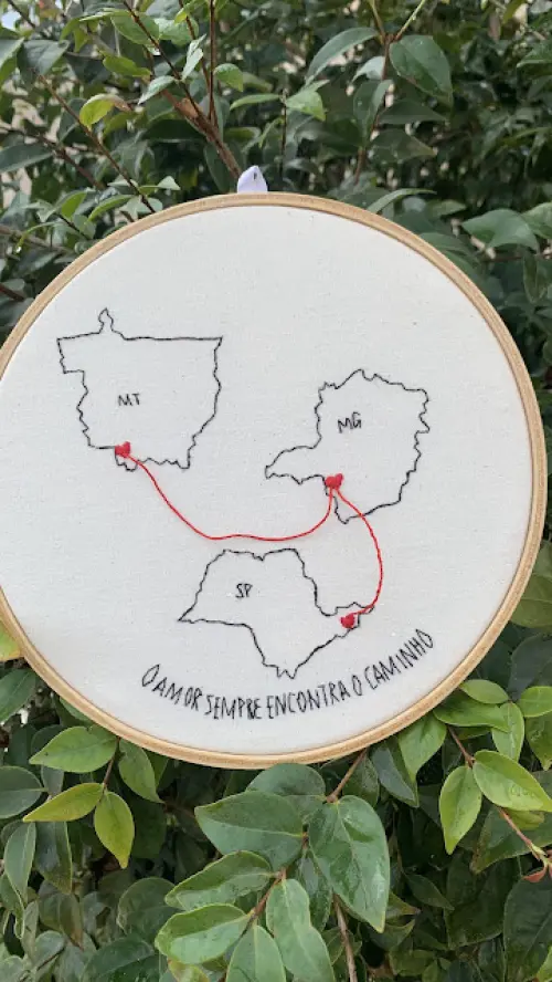 Bordado em Bastidor - O amor sempre encontra o caminho
