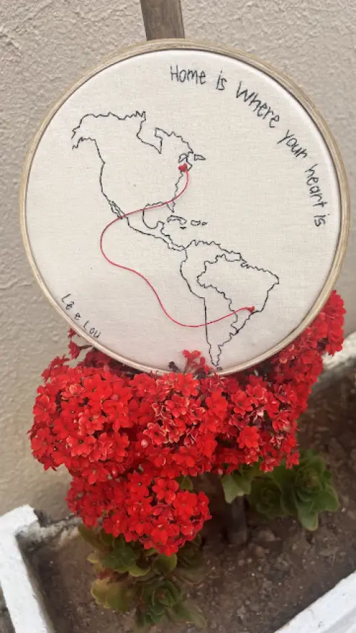 Bordado em Bastidor - O amor sempre encontra o caminho