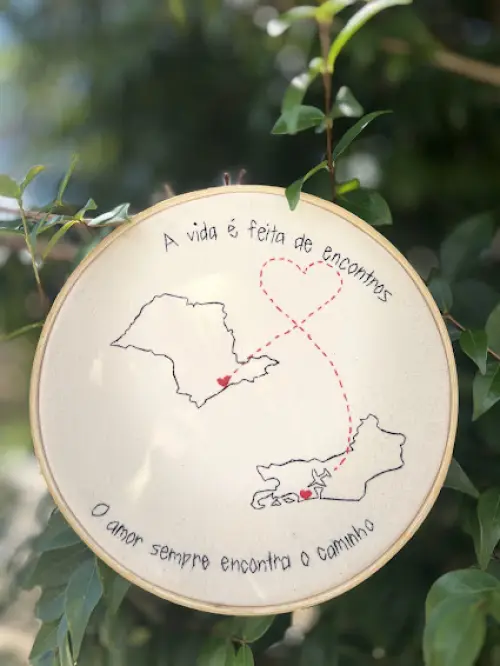 Bordado em Bastidor - O amor sempre encontra o caminho