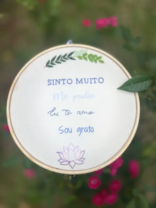 Hoponopono - Motivacional - flor de lotus