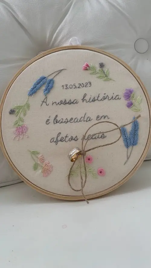 Porta Alianças de casamento - Afetos  reais