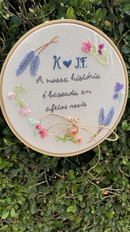 Porta Alianças de casamento - Afetos  reais