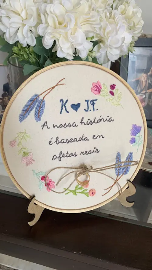 Porta Alianças de casamento - Afetos  reais
