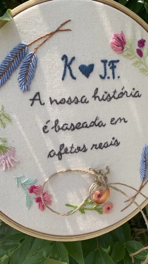 Porta Alianças de casamento - Afetos  reais