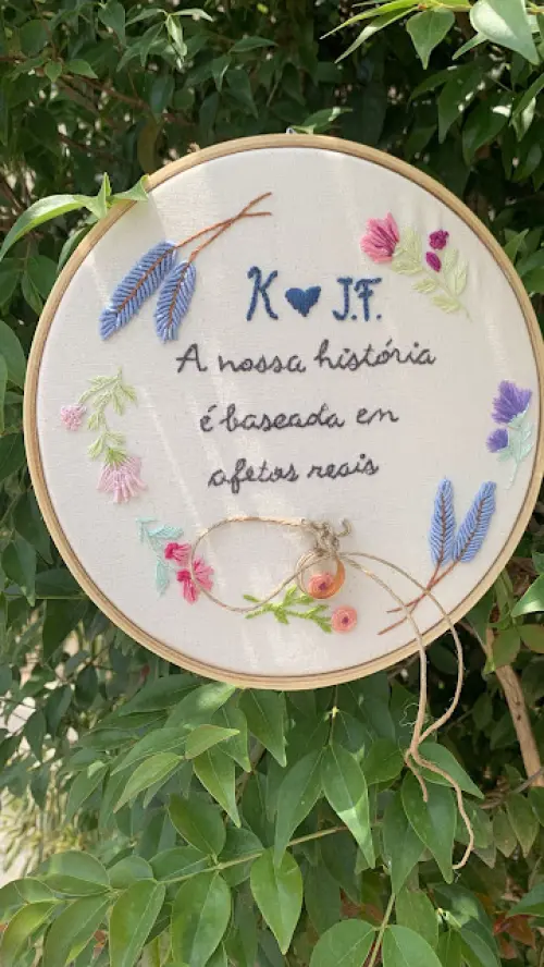 Porta Alianças de casamento - Afetos  reais