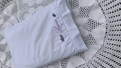 Lençol de solteiro com fronha - 2 pç - tema: nome com flores