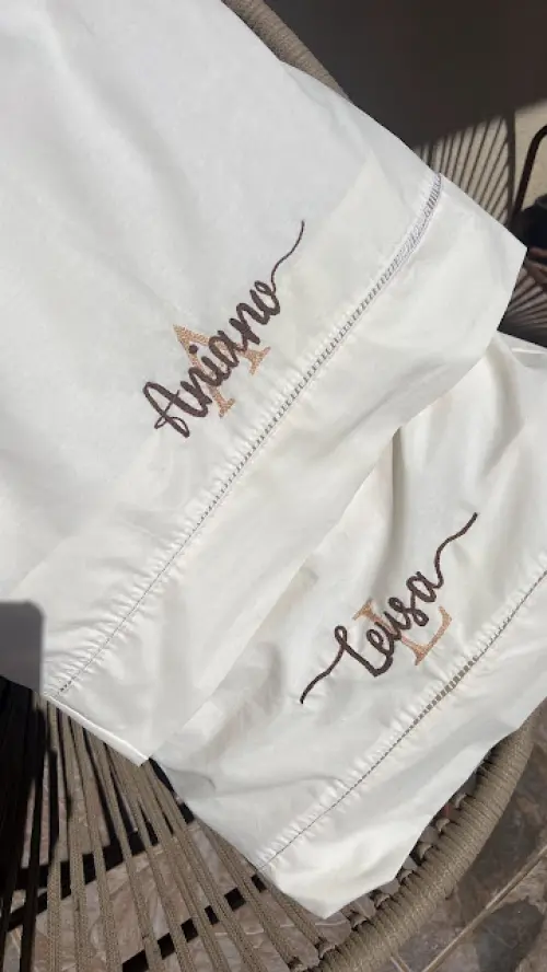 2 fronhas personalizadas - Nome com monograma - enxoval de luxo
