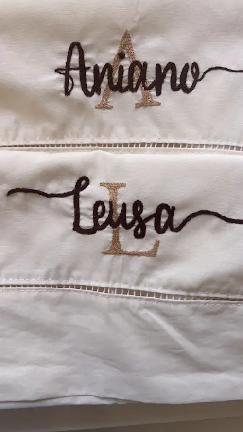 2 fronhas personalizadas - Nome com monograma - enxoval de luxo