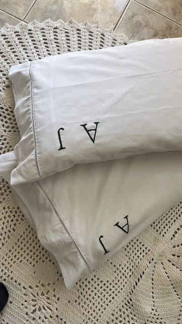 2 fronhas personalizadas - Iniciais  - Customizado