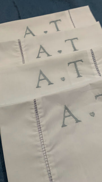 2 fronhas personalizadas - Iniciais  - Customizado